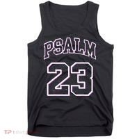 Psalm 23 Retro Sneakerhead Christian Bible Jesus Tank Top thumb 0