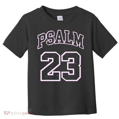 Psalm 23 Retro Sneakerhead Christian Bible Jesus Toddler T-Shirt
