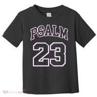 Psalm 23 Retro Sneakerhead Christian Bible Jesus Toddler T-Shirt thumb 0
