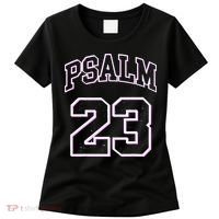 Psalm 23 Retro Sneakerhead Christian Bible Jesus Women's T-Shirt thumb 0
