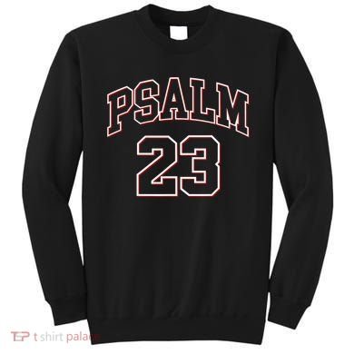 Psalm 23 Retro Sneakerhead Christian Bible Jesus Sweatshirt