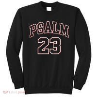 Psalm 23 Retro Sneakerhead Christian Bible Jesus Sweatshirt thumb 0