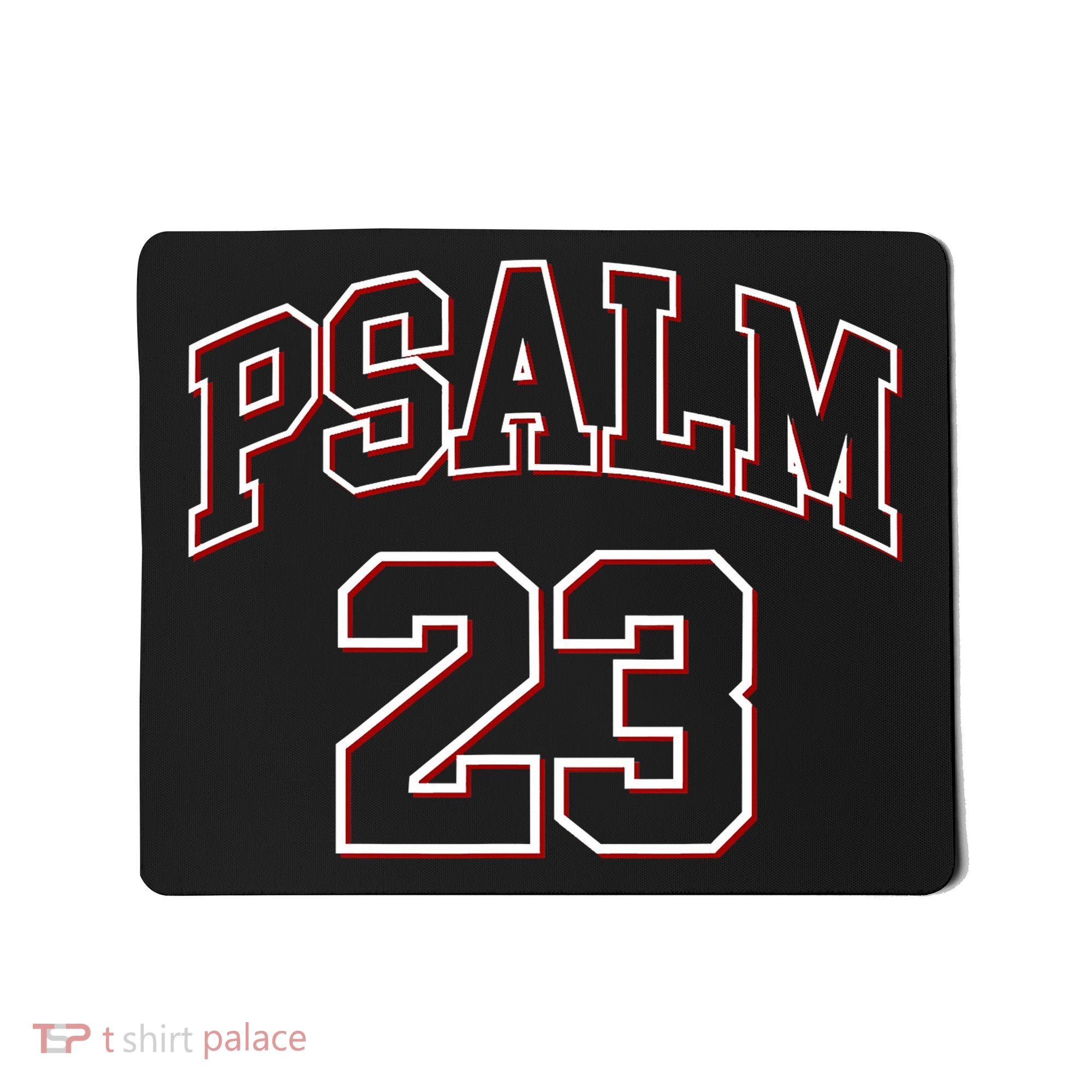 Psalm 23 Retro Sneakerhead Christian Bible Jesus Mousepad