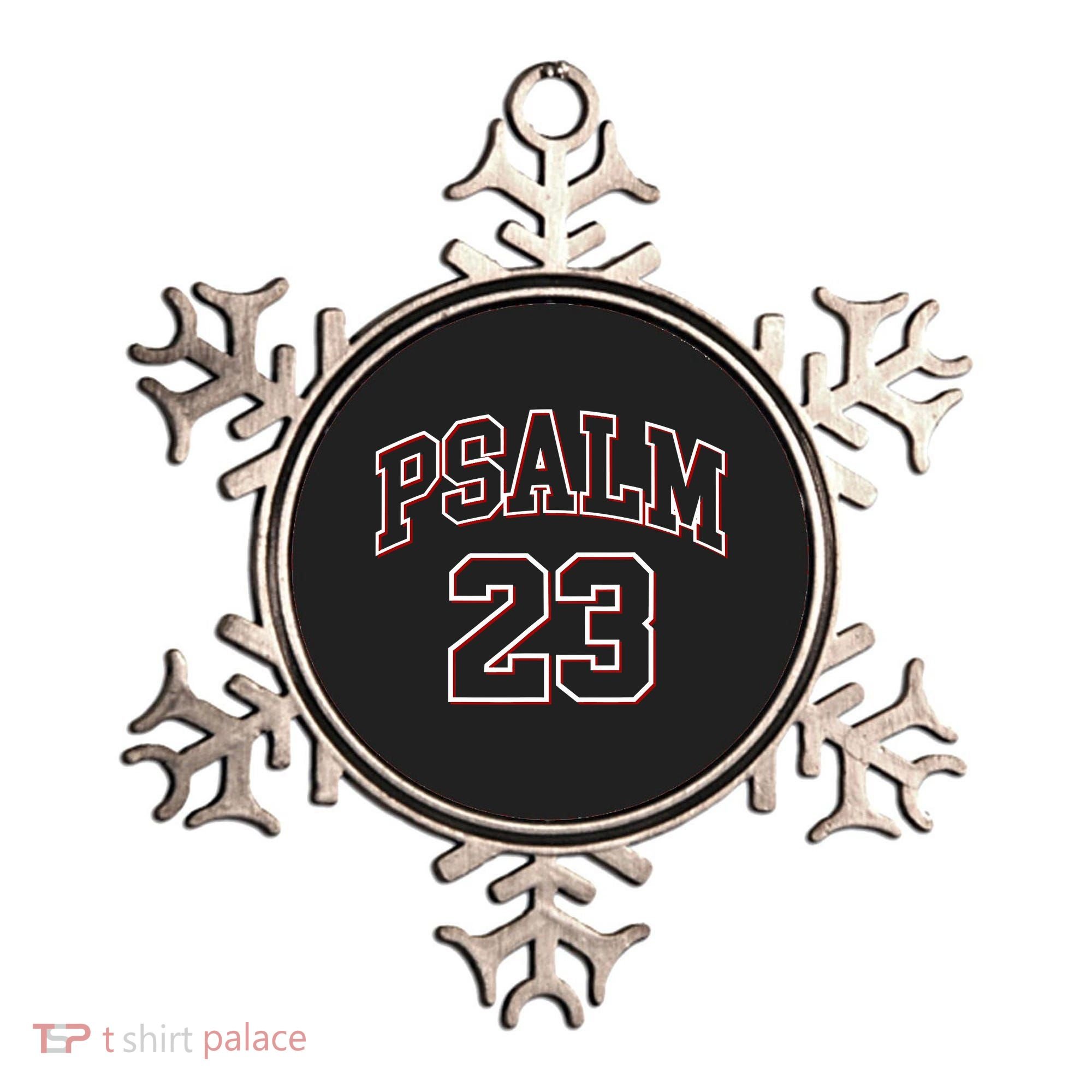 Psalm 23 Retro Sneakerhead Christian Bible Jesus Ornament
