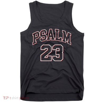 Psalm 23 Retro Sneakerhead Christian Bible Jesus Tank Top