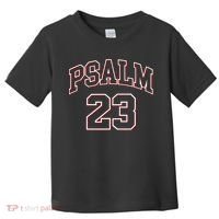 Psalm 23 Retro Sneakerhead Christian Bible Jesus Toddler T-Shirt thumb 0