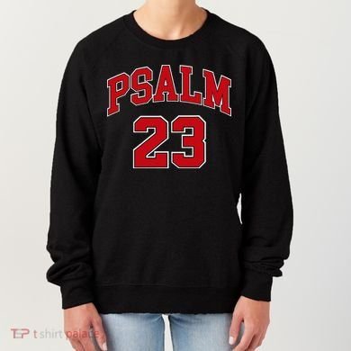 Psalm 23 Retro Sneakerhead Christian Bible Jesus Women's Sweatshirt