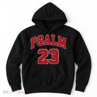 Psalm 23 Retro Sneakerhead Christian Bible Jesus Hoodie thumb 0