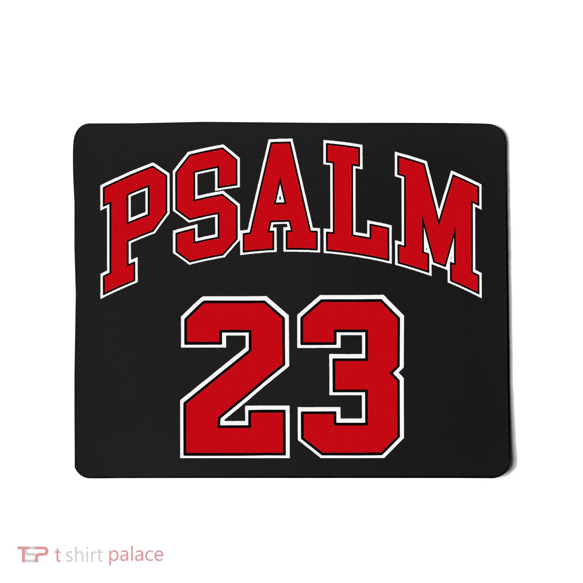 Psalm 23 Retro Sneakerhead Christian Bible Jesus Mousepad
