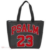 Psalm 23 Retro Sneakerhead Christian Bible Jesus Tote Bag thumb 0
