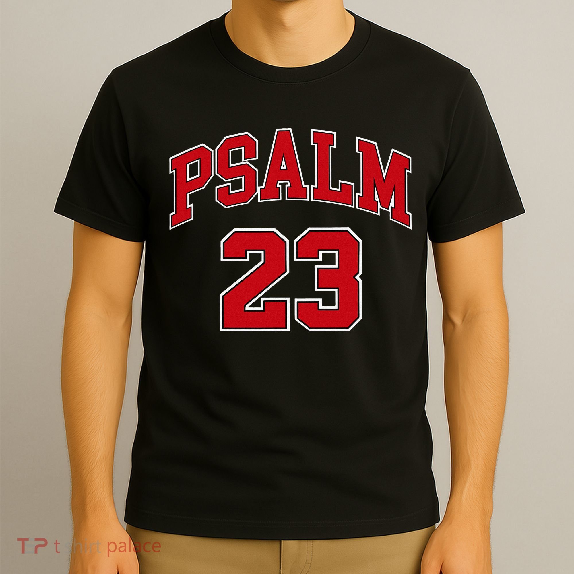 Psalm 23 Retro Sneakerhead Christian Bible Jesus T-Shirt