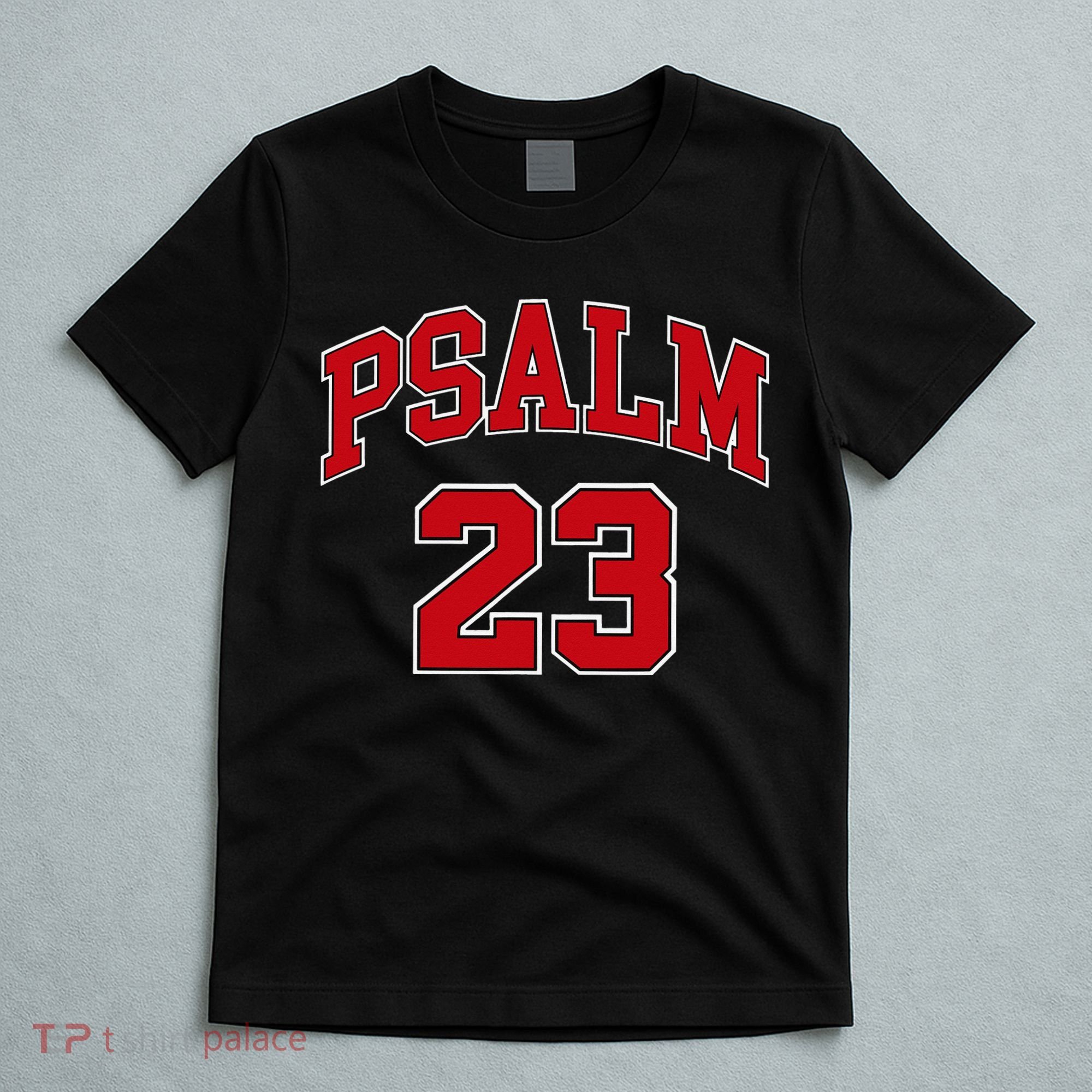 Psalm 23 Retro Sneakerhead Christian Bible Jesus T-Shirt