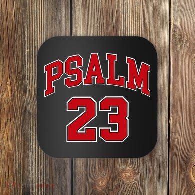 Psalm 23 Retro Sneakerhead Christian Bible Jesus Coaster