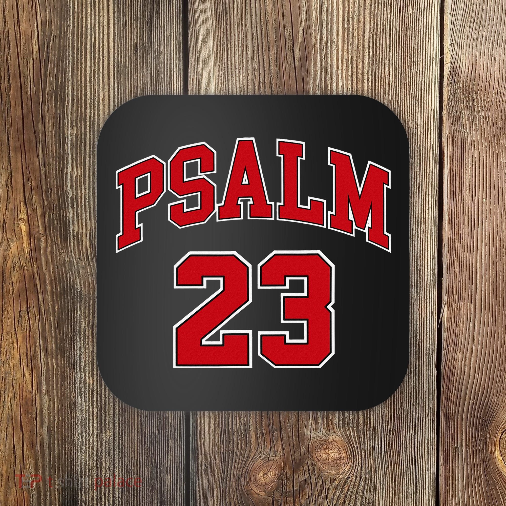 Psalm 23 Retro Sneakerhead Christian Bible Jesus Coaster