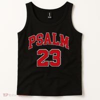 Psalm 23 Retro Sneakerhead Christian Bible Jesus Tank Top thumb 2