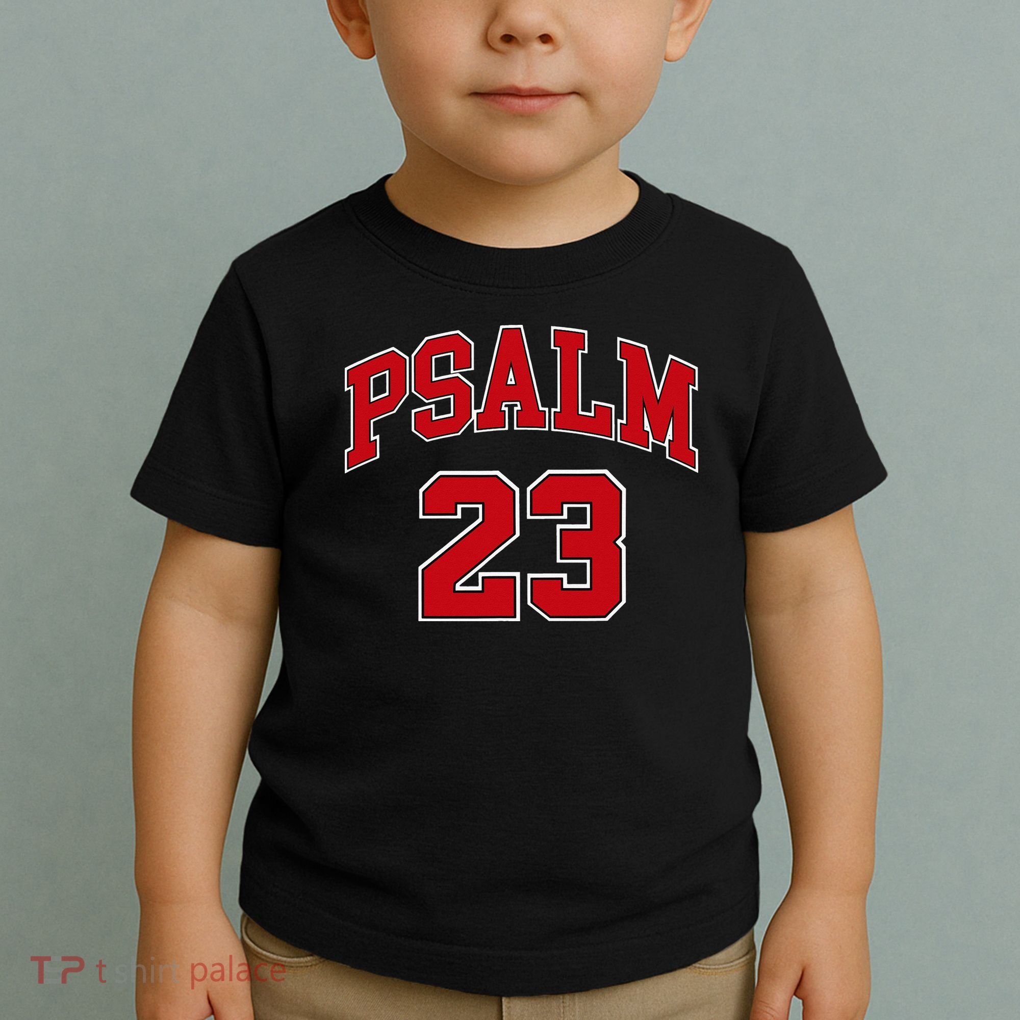 Psalm 23 Retro Sneakerhead Christian Bible Jesus Toddler T-Shirt