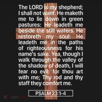 Psalm 23 The Book Of Psalms 2314 The Lord Is My Shepherd Women's Hoodie thumb 2