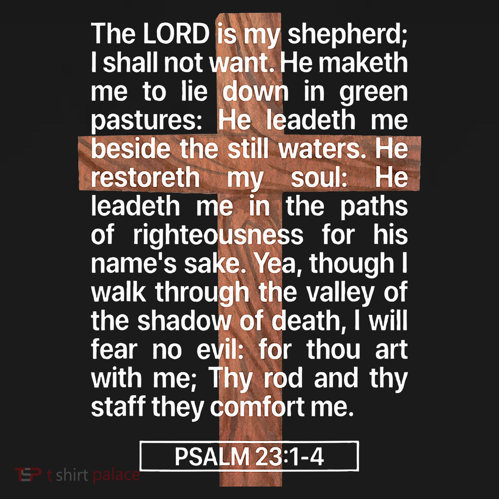 Psalm 23 The Book Of Psalms 2314 The Lord Is My Shepherd Women's Hoodie