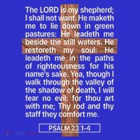 Psalm 23 The Book Of Psalms 2314 The Lord Is My Shepherd Women's Tank Top thumb 5