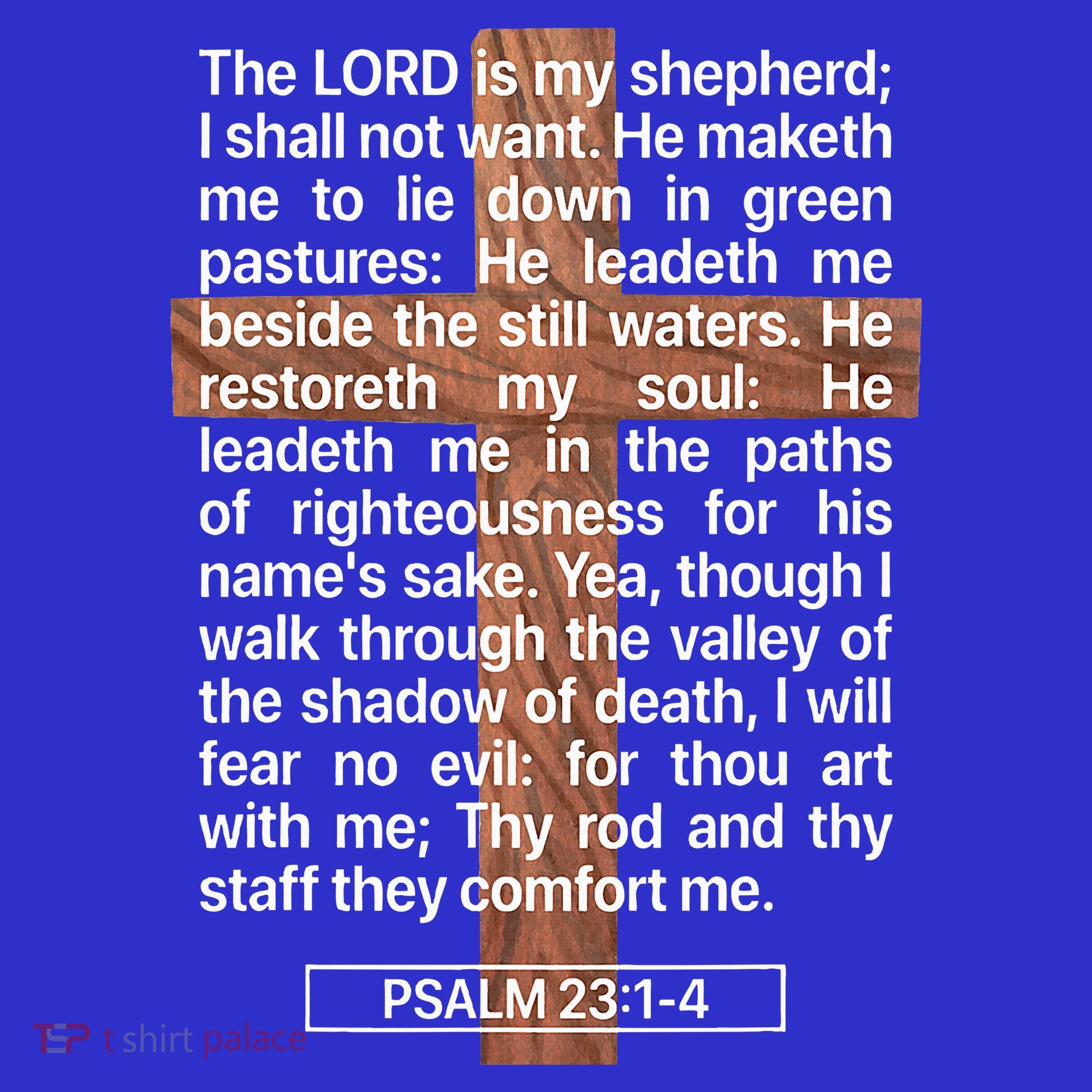 Psalm 23 The Book Of Psalms 2314 The Lord Is My Shepherd Women's Tank Top