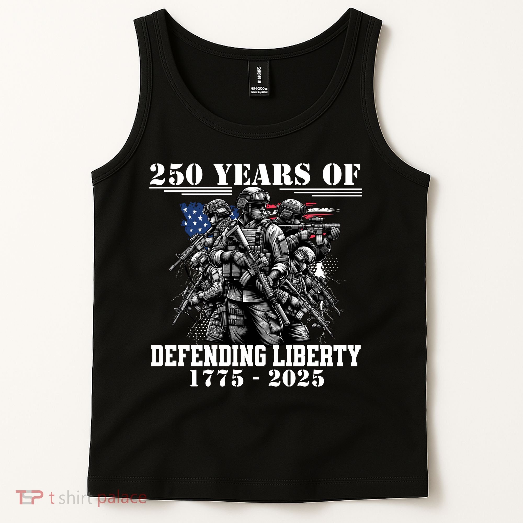 Patriotic 250 USA Army Us Military Parade 250th Anniversary Tank Top