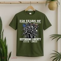 Patriotic 250 USA Army Us Military Parade 250th Anniversary T-Shirt thumb 2