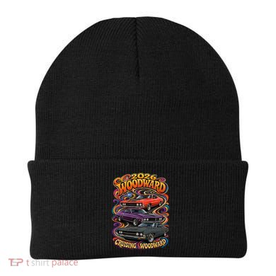 Psychedelic 2026 Woodward Cruising 1970s Muscle Cars Beanie