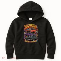 Psychedelic 2026 Woodward Cruising 1970s Muscle Cars Kids Hoodie thumb 0