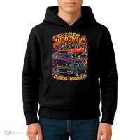 Psychedelic 2026 Woodward Cruising 1970s Muscle Cars Kids Hoodie thumb 4