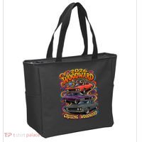 Psychedelic 2026 Woodward Cruising 1970s Muscle Cars Tote Bag thumb 2
