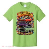 Psychedelic 2026 Woodward Cruising 1970s Muscle Cars Kids T-Shirt thumb 0