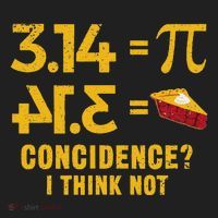 Pi 3 14 = Pie Coincidence I Think Not Math Pun Women's Sweatshirt thumb 2