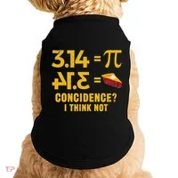 Pi 3 14 = Pie Coincidence I Think Not Math Pun Doggie Tank thumb 0