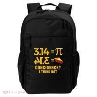 Pi 3 14 = Pie Coincidence I Think Not Math Pun Backpack thumb 0