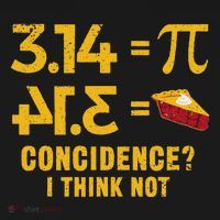 Pi 3 14 = Pie Coincidence I Think Not Math Pun Pajama Set thumb 2