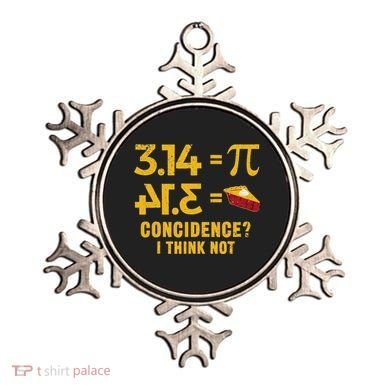 Pi 3 14 = Pie Coincidence I Think Not Math Pun Ornament