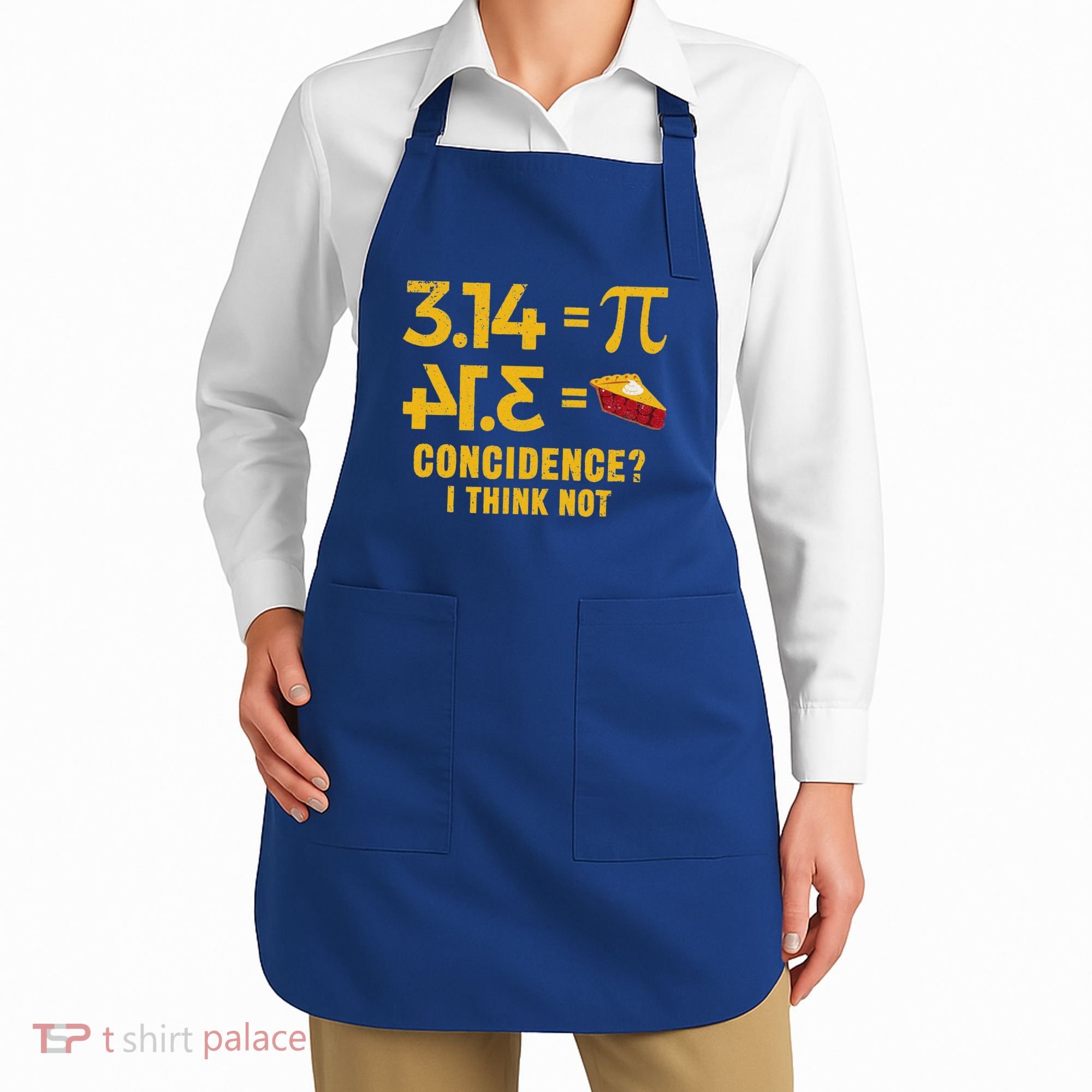 Pi 3 14 = Pie Coincidence I Think Not Math Pun Apron