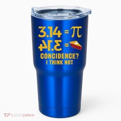 Pi 3 14 = Pie Coincidence I Think Not Math Pun Tumbler