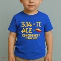 Pi 3 14 = Pie Coincidence I Think Not Math Pun Toddler T-Shirt thumb 2