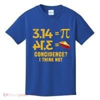 Pi 3 14 = Pie Coincidence I Think Not Math Pun Kids T-Shirt thumb 0