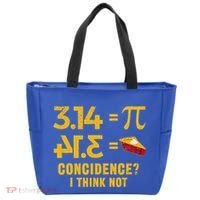 Pi 3 14 = Pie Coincidence I Think Not Math Pun Tote Bag thumb 0