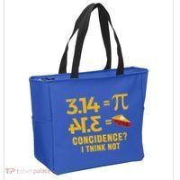 Pi 3 14 = Pie Coincidence I Think Not Math Pun Tote Bag thumb 2