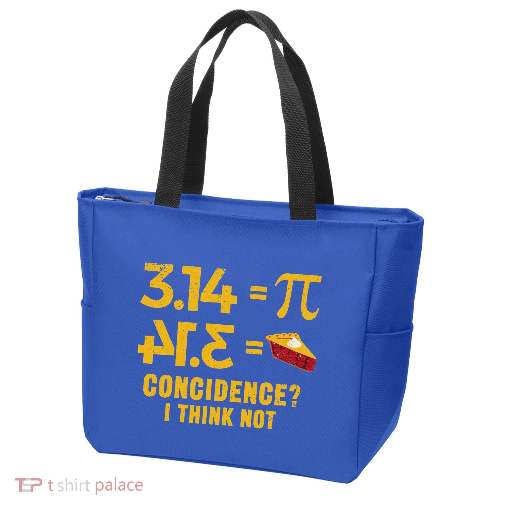 Pi 3 14 = Pie Coincidence I Think Not Math Pun Tote Bag