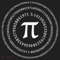 Pi 3 4 Number Symbol Pi Math Gift Golf Towel thumb 3