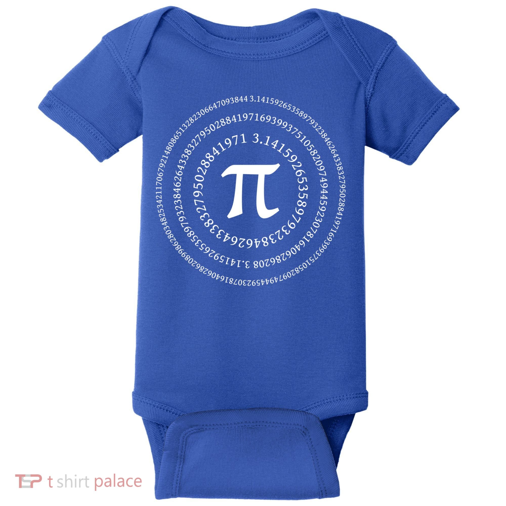 Pi 3 4 Number Symbol Pi Math Gift Baby Bodysuit