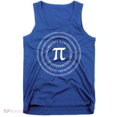 Pi 3 4 Number Symbol Pi Math Gift Tank Top