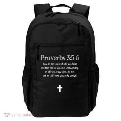 Proverbs 356 Bible Verse Scripture Christian Pullover Backpack