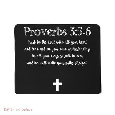Proverbs 356 Bible Verse Scripture Christian Pullover Mousepad