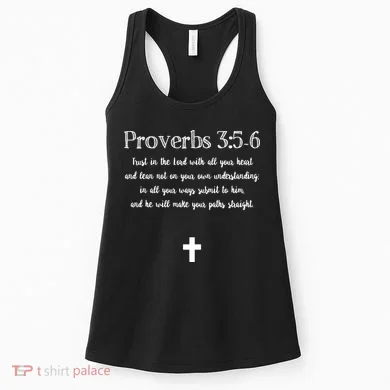 Proverbs 356 Bible Verse Scripture Christian Pullover Women's Tank Top