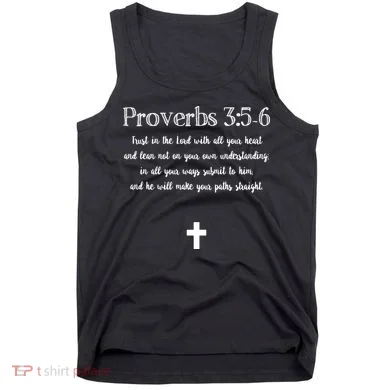 Proverbs 356 Bible Verse Scripture Christian Pullover Tank Top